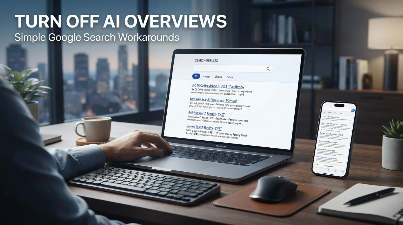 How to turn off Ai overviews